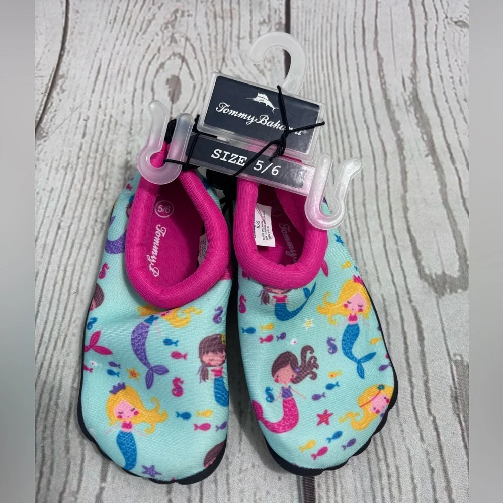 New Tommy Bahama Water Shoes Size 5/6 Toddler Mermaid Toddler Girls